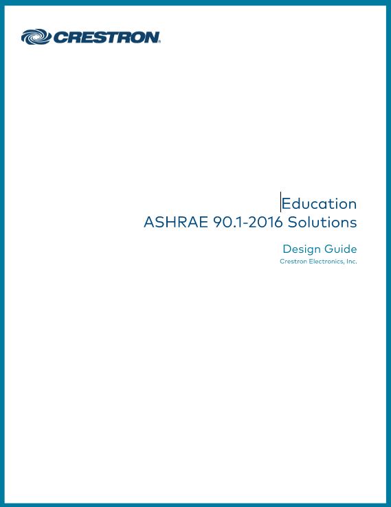 Education ASHRAE 2016 Solutions